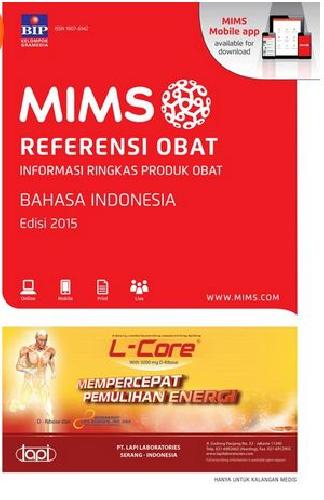 Cover Buku MIMS Referensi Obat Informasi Ringkas Produk Obat Bahasa Indonesia Edisi 2015