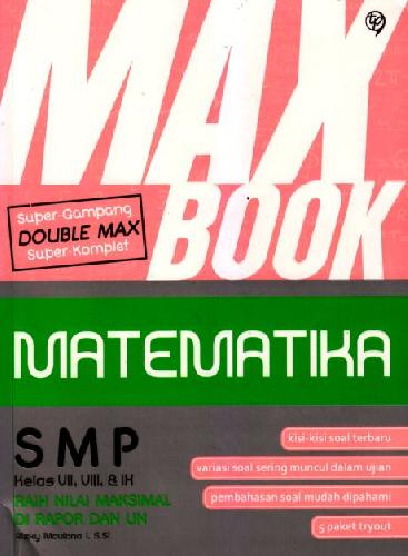 Cover Buku Smp Kl 7-9 Max Book Matematika