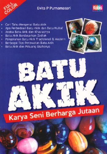Cover Buku Batu Akik Karya Seni Berharga Jutaan
