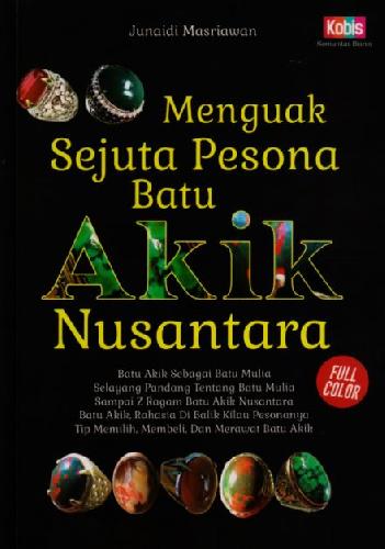 Cover Buku Menguak Sejuta Pesona Batu Akik Nusantara