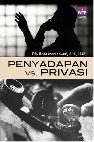 Cover Buku Penyadapan Vs Privasi