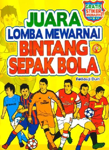 Cover Buku Juara Lomba Mewarnai Bintang Sepak Bola