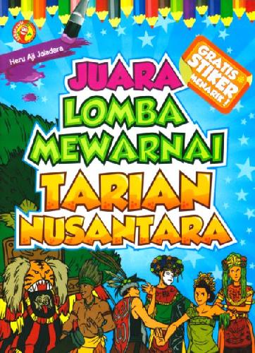 Cover Buku Juara Lomba Mewarnai Tarian Nusantara