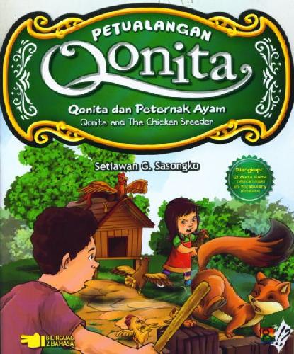 Cover Buku Petualangan Qonita : Qonita dan Peternakan Ayam (Bilingual+Full Color)