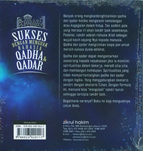 Cover Belakang Buku Sukses Dengan Menguak Rahasia Qadha dan Qadar
