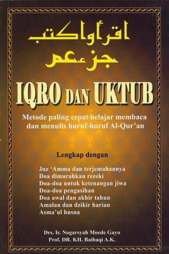 Cover Buku IQRO dan UKTUB