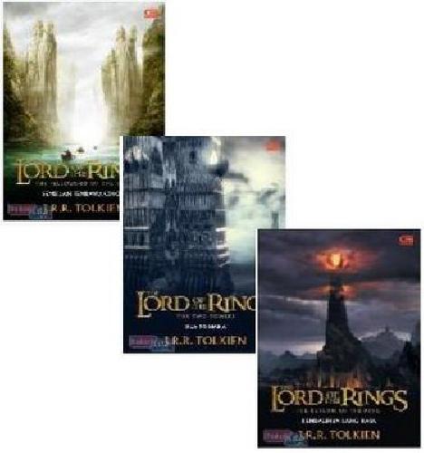 Cover Buku Paket The Lord of The Rings Jilid 1-3
