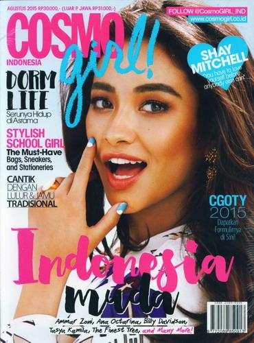 Cover Buku Majalah Cosmo Girl Edisi 167 | Agustus 2015