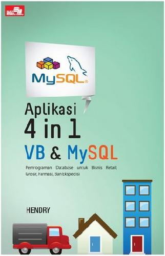 Cover Buku Aplikasi 4 in 1 VB dan MySQL
