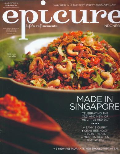 Cover Buku Majalah Epicure Edisi Agustus 2015
