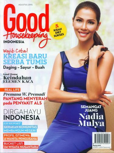 Cover Buku Majalah Good Housekeeping Edisi 143 | Agustus 2015