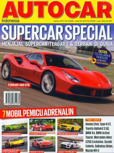 Cover Buku Majalah Autocar Indonesia Edisi 183 | Agustus 2015