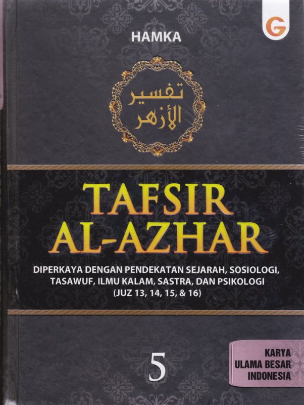 Cover Buku Tafsir Al-Azhar Jilid 5 Juz 13,14,15,16 (Hard Cover)