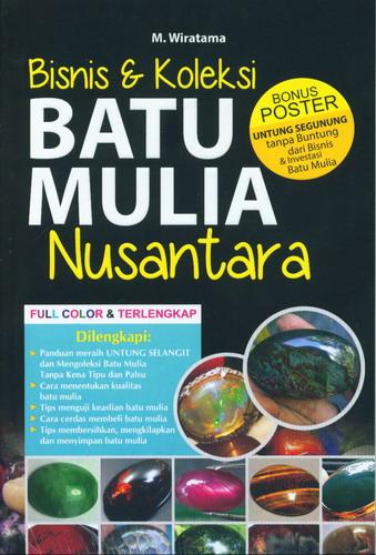Cover Buku Bisnis dan Koleksi Batu Mulia Nusantara