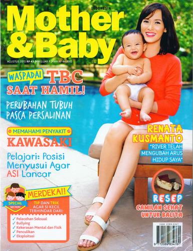 Cover Buku Majalah Mother & Baby Edisi 108 | Agustus 2015