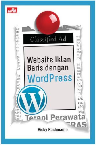 Cover Buku Website Iklan Baris Dengan Wordpress