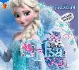 Cover Buku Sticker Puzzle Frozen : Meet Elsa
