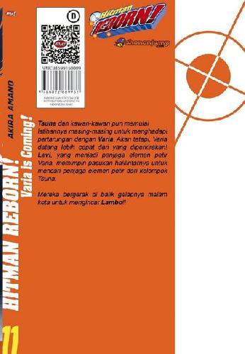Cover Belakang Buku Hitman Reborn! 11 - Varia Is Coming