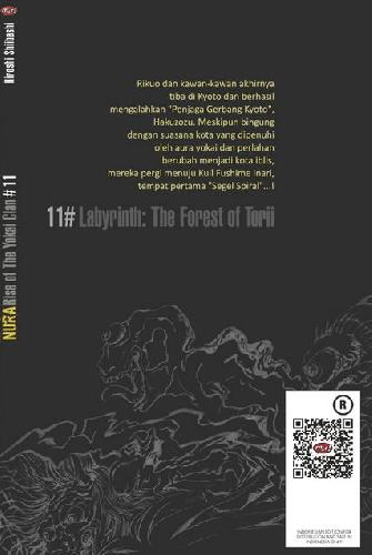 Cover Belakang Buku Nura : Rise of The Yokai Clan 11