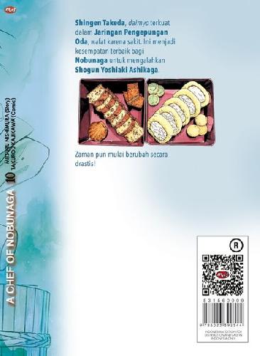 Cover Belakang Buku A Chef of Nobunaga 10