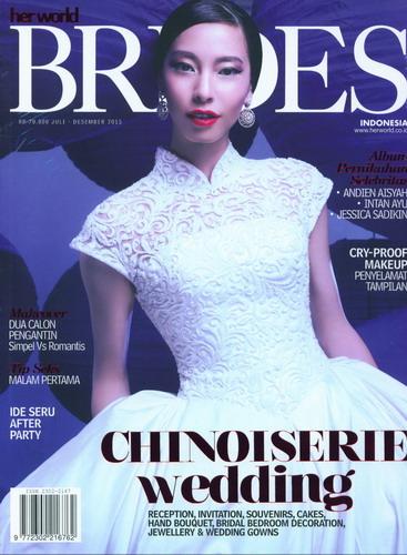 Cover Buku Majalah Herworld Brides Edisi Juli - Desember 2015