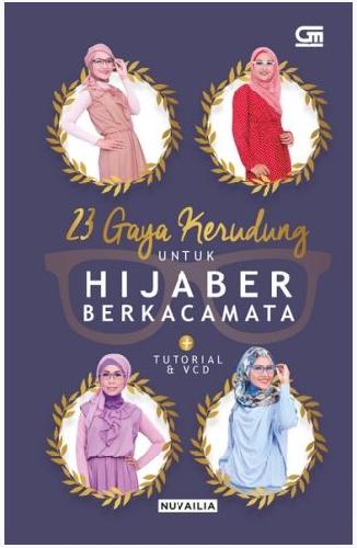 Cover Buku 23 Gaya Kerudung untuk Hijaber Berkacamata (Bonus VCD)