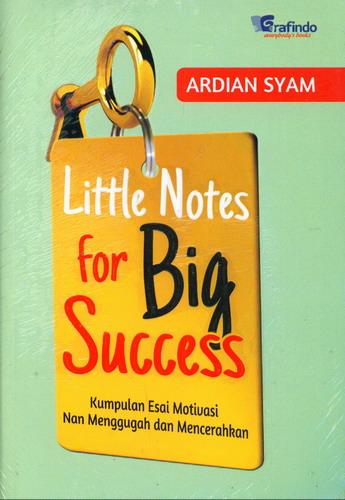 Cover Buku Little Notes for Big Success Bk