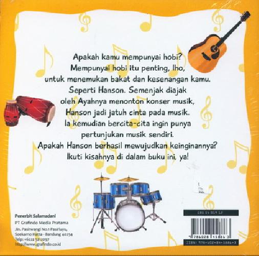 Cover Belakang Buku My Hobby is Playing Music - Hobiku Bermain Musik Bk