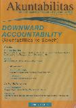 Akuntabilitas : Edisi 3, Juni-September 2015 Downward Accountability