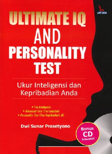 Cover Buku Ultimate IQ And Personality Test (Bonus CD)