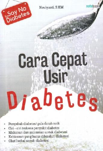 Cover Buku Cara Cepat Usir Diabetes