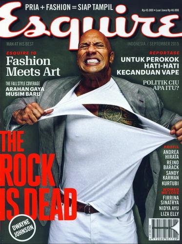 Cover Buku Majalah Esquire Edisi 103 | September 2015