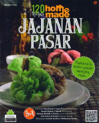 Cover Buku 120 Recipes 6 in 1 Homemade Jajanan Pasar