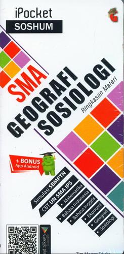 Cover Buku iPocket SOSHUM SMA Geografi Sosiologi