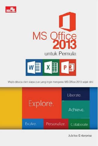 Cover Buku MS Office 2013 untuk Pemula