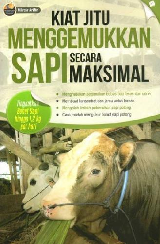 Cover Buku Kiat Jitu Menggemukkan Sapi Secara Maksimal