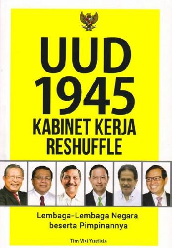 Cover Buku UUD 1945 Kabinet Kerja Reshuffle