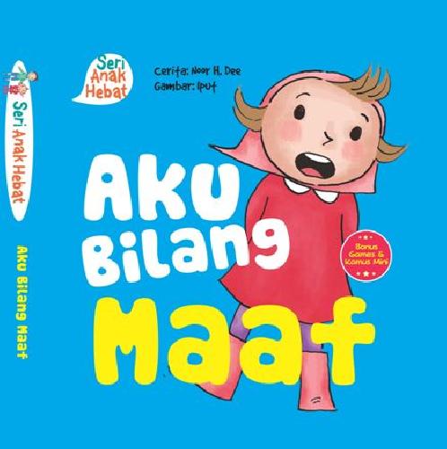 Cover Buku Seri Anak Hebat: Aku Bilang Maaf (Board Book)