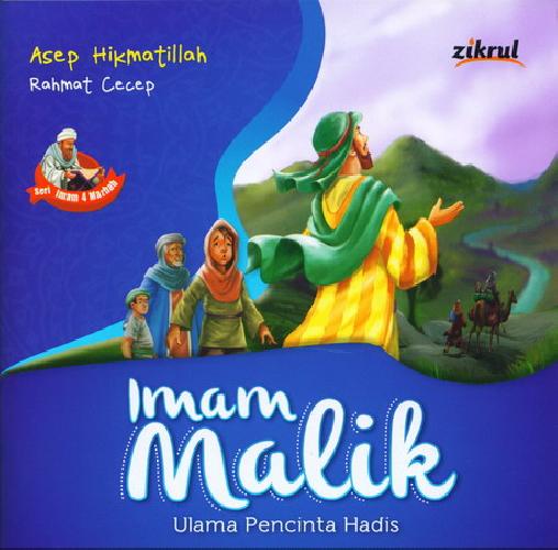 Cover Buku Imam Malik Ulama Pencinta Hadis (full color)