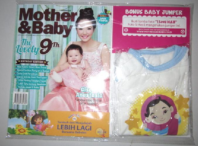 Cover Buku Majalah Mother & Baby Edisi September 2015