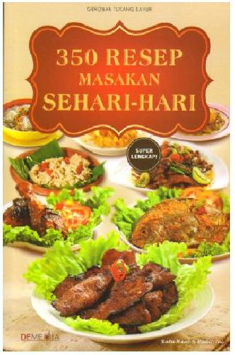 Cover Buku 350 Resep Masakan Sehari-hari