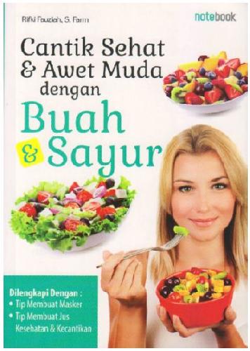 Cover Buku Cantik Sehat dan Awet Muda Dengan Buah dan Sayur
