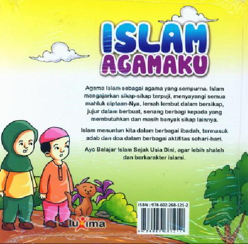 Cover Belakang Buku Seri Belajar Islam Sejak Usia Dini 3 : Islam Agamaku