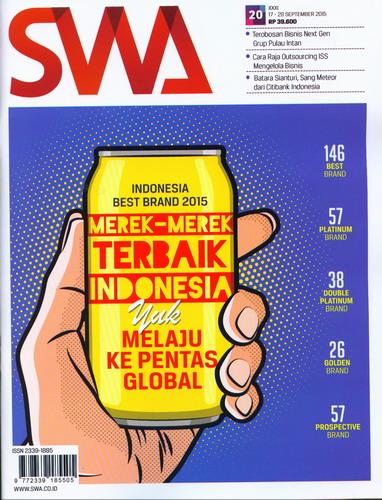 Cover Buku Majalah SWA Sembada No. 20 | 17-29 September 2015