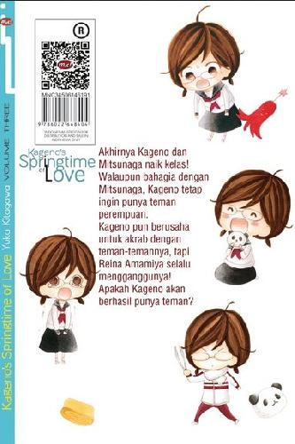 Cover Belakang Buku Kagenos Springtime of Love 3