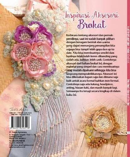 Cover Belakang Buku Inspirasi Aksesori Brokat + DVD