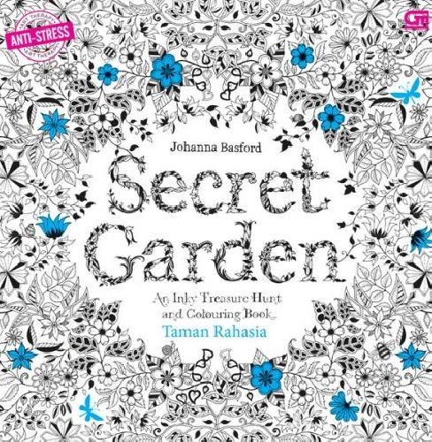 Cover Buku Secret Garden : Taman Rahasia Coloring Book for Adults