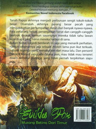 Cover Belakang Buku Detektif Konyol Guides Fox Musang Betina Dari Timur