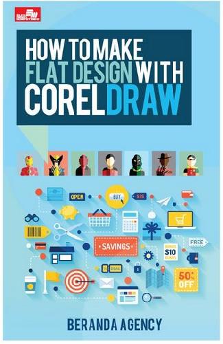 Cover Buku How to Make Flat Design with CorelDRAW