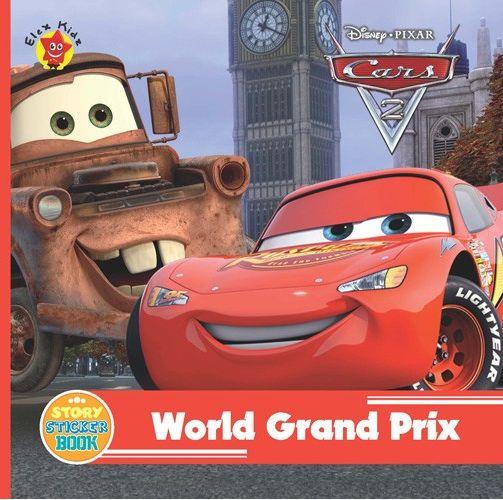 Cover Buku Disney Story Sticker Book - World Grand Prix